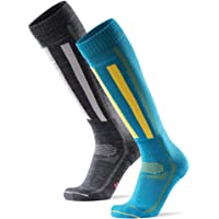 Los mejores  - DANISH ENDURANCE Calcetines Térmicos de Esquí- Lana Merina- para Hombre- Mujer y Niños- Calcetines Altos- Ergonómicos y…
